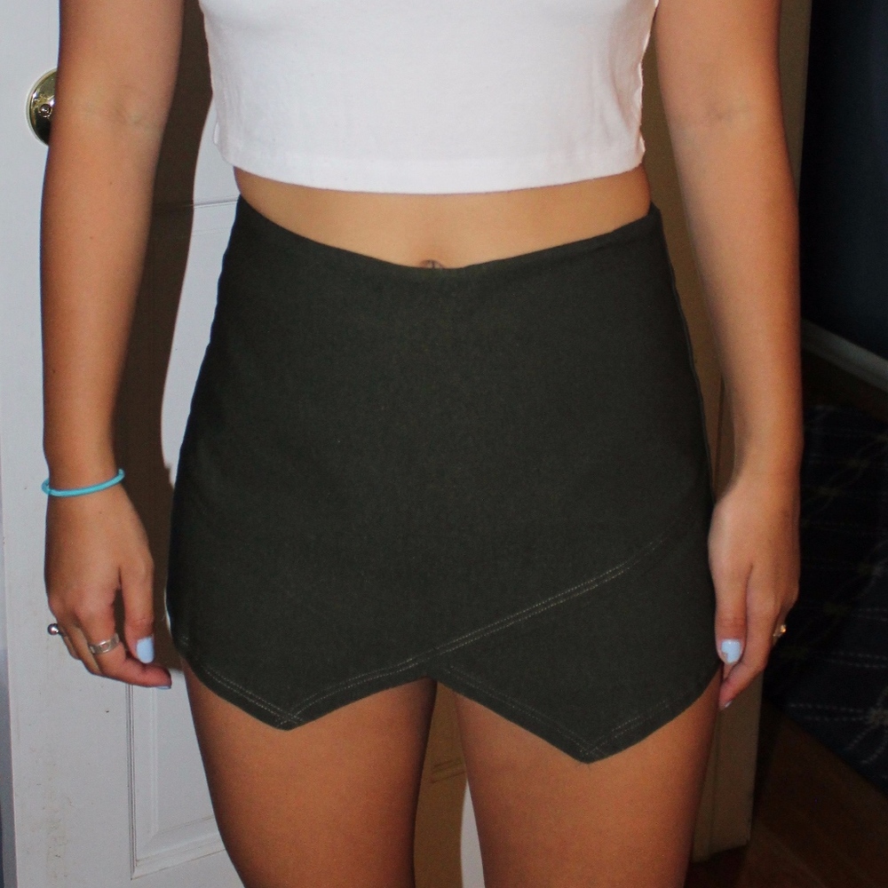 Army Green Skort